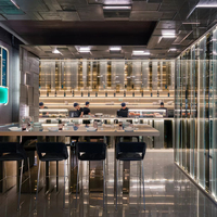 Paquets de meubles pour suites d'hôtels de luxe Design d'intérieur d'accueil haut de gamme personnalisé Canapés-lits et tables en bois pour restaurants