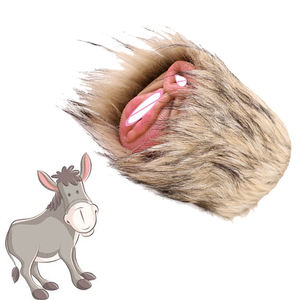 Kunstmatige Pluche Ezel Mannelijke Masturbatie Cup Voor Mannen Zuigen Massage Drop Shipping Masturbators Pocket Pussy Seksspeeltjes - Product Image 1