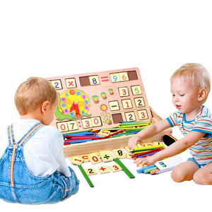 Thiết Kế Mới Đầy Màu Sắc Giáo Dục Số Hình Dạng Sorter Trẻ Em Bằng Gỗ Học Tập Montessori Đồ Chơi Đồng Hồ Đối Với Mầm Non Cho Trẻ Em - Product Image 6