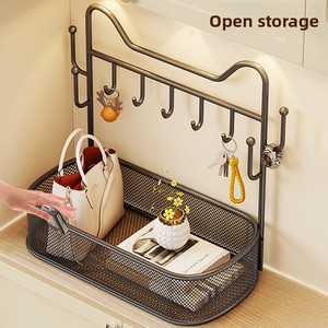 Entrance Hallway Key <b>Storage</b> Box Doorway <b>Shoe</b> Cabinet Top Ornament Organizer Jewelry Display <b>Shelf</b> Minimalist Style - Product Image 2