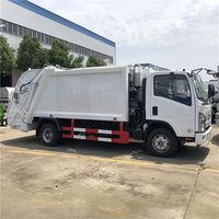 Moteur japonais ISUZU KV600 8 m3, camion compacteur de déchets