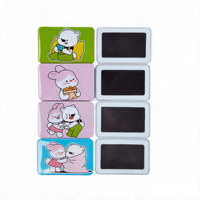 Kit de fabrication d'aimants photo rectangulaires 80x53mm en gros avec 100 consommables magnétiques et machine à fabriquer des badges