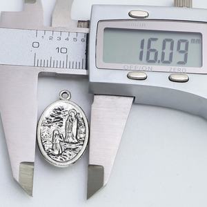 Medalla de Santa <span class=keywords><strong>Bernadette</strong></span> de 1 Pulgada, Nuestra Señora de la Gruta de Lourdes - Product Image 6