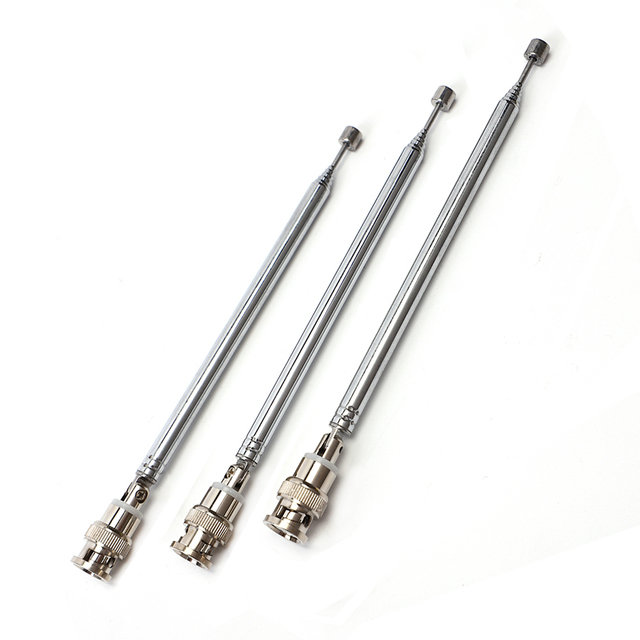 Stainless Steel 7 Sections Rod Telescopic Antenna,Fm DAB TV Radio Antenna With Screwed Mounting