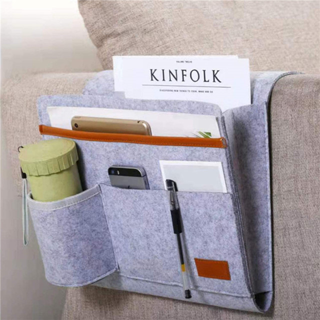 Best Selling Product 2024 Bedroom Accessories Convenient Life Felt Bedside Storage Bag Hanging Organizers