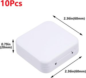 Wholesale Sliver <b>Small</b> Square Candy Mint Metal Tin Packaging Hinged Mini Tin <b>Boxes</b>/Case for Candy Metal Can for Lip Balm - Product Image 2
