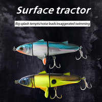 Wobbler Umpan Pancing Pesca, Umpan Pancing Putar 11CM 24G, Umpan Keras Multi-bagian Memancing Ikan Trolling