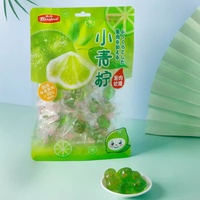 Bonbons gélifiés multicolores en forme de boule, saveur mangue, citron vert et prune, 228g/sachet, prix bas, en gros, snacks exotiques, boissons