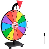 Rueda de Premios Giratoria de Sobremesa con Pantalla Intercambiable, Tamaños Personalizados, Equipo Publicitario, Precio Promocional de Fábrica, ZQ DISPLAY