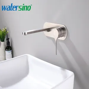 Watermark Brushed Bathroom Mixer Tapware Hot Cold Water SS 304 Basin Mixer Faucet