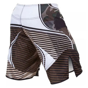 2026 professionnel personnalisé Logo impression haute qualité en gros Polyester matériel Arts martiaux porter MMA Shorts - Product Image 3