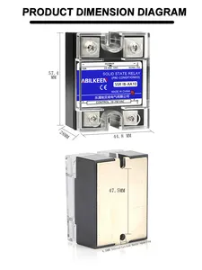 High Loaded Voltage Solid State Relay SSR-VA Series 10A To 120A With 480VAC