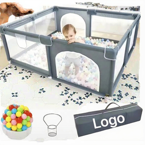 Recinto Multifunzionale per Interni, Pieghevole e Assemblabile, Box per Bambini, Adatto al Pavimento, Collegabile, in Tessuto Personalizzabile - Product Image 1