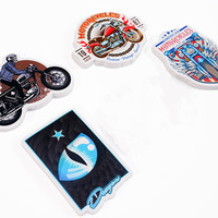 Pegatinas Holográficas Personalizadas, Resistentes al Agua, con Diseño de Dibujos Animados, Logotipos Exagerados, Pegatinas Troqueladas, Pegatinas Promocionales