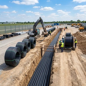 Tubería Ligera de HDPE con Núcleo de Silicona de 16mm, Rollo de 200m/500m, SN8, para FTTH, Fibra Óptica Soplada, Conducto de Telecomunicaciones - Product Image 5