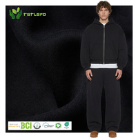 Ensemble survêtement homme hiver grande taille imprimé uni en coton biologique 100% écoresponsable personnalisé avec sweat à capuche zippé et pantalon de jogging