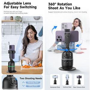 <span class=keywords><strong>Gimbal</strong></span> tongkat swafoto pelacak wajah, <span class=keywords><strong>gimbal</strong></span> Cerdas 360 derajat dengan kamera antarmuka 1/4, <span class=keywords><strong>gimbal</strong></span> desktop tripod P03 - Product Image 2