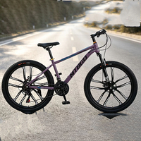 Vélo de montagne à frein à disque 24 26 27,5 29 pouces, acier à haute teneur en carbone, 21 vitesses, VTT à double suspension, Bicicleta pour adulte