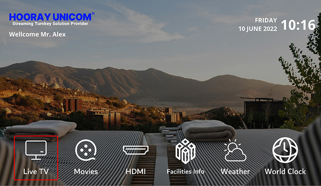 Samsang LG Hospitality TV Systems Hotel IPTV Solution