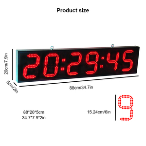 <span class=keywords><strong>Chronomètre</strong></span> laser sans fil pour <span class=keywords><strong>course</strong></span> cycliste, sport aquatique, personnalisé CHEETIE, étanche, 6 chiffres, 6 pouces, double adaptateur, alimenté par batterie - Product Image 2