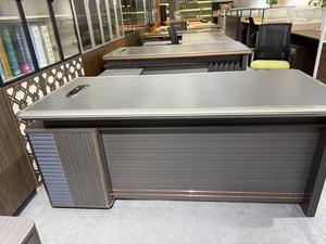 Factory Price Executive Modern Office Furniture OEM Luxury Design Aluminum 160cm 180cm <strong>200cm</strong> Wooden Computer Office <strong>Desk</strong> - Product Image 2