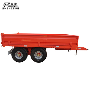 <span class=keywords><strong>Remorque</strong></span> utilitaire à 4 roues à <span class=keywords><strong>double</strong></span> essieu pour tracteur agricole - Product Image 3