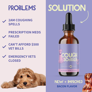 Gouttes apaisantes pour la toux des animaux de compagnie OEM/ODM avec racine de gingembre et échinacée purpure – Approvisionnement direct pour la santé de la gorge et un sommeil réparateur sans toux - Product Image 3