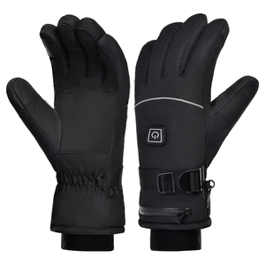 HBG 1824 Gants chauffants rechargeables personnalisés à cinq doigts Gants chauffants pour l'hiver en plein air le snowboard Gants chauffants à batterie imperméables et coupe-vent - Product Image 3