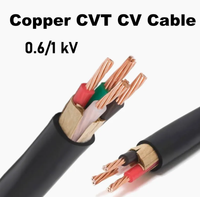 Cable de Alimentación Eléctrico Aislado en PVC Cabo Vav 4X95mm2 0.6/1kv 4X120mm2 4X4mm2 Vav Lvav 1X150mm2 1X240mm2
