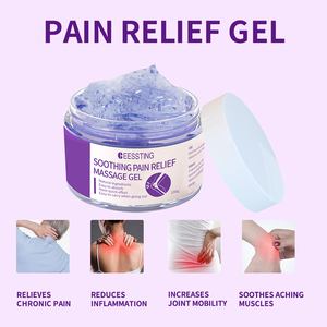 Vente en gros de produits de beauté pour le corps vegan et naturels pour affiner en douceur le gel violet pour les articulations de la peau rugueuse et bosselée - Product Image 3