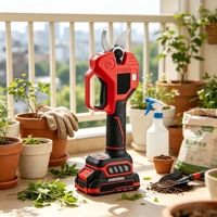 L&P 21V Borstelloze Telescopische Takkenknipper Lithium Accu Hoge Bereik Snoeischaar Set Draadloze Snoeischaar