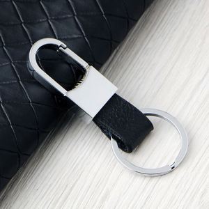 High End Good Quality Men's <b>Key</b> <b>Chain</b> <b>Leather</b> Keychain Metal Car Keyring Activity Small Gift - Product Image 2