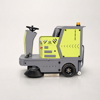 Balayeuse autoportée ouverte XY-A15, largeur 1400 mm, efficacité 6000 m²/h, batterie 48V 70Ah, puissance totale 3200W