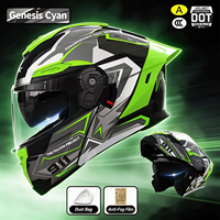 Nouveau casque de moto Predator Open Face ABS, demi-casque, style classique rétro, pour hommes et femmes, vintage, cruiser, scooter, visière bleue
