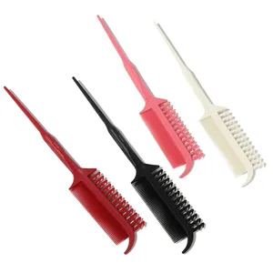 Mini With Handle Portable And Comfortable Plastic Highlight Comb Alibaba Supplier Professional Barber Hair Color Comb For Dyeing