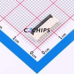 CAX-AFC24-20XIB-H2.0 FFC/FPC Connector SMD,P=0.5mm,Connector Flip Cover Type Double Side Contact / Top Bottom Contact 20P 0.5mm - Product Image 1