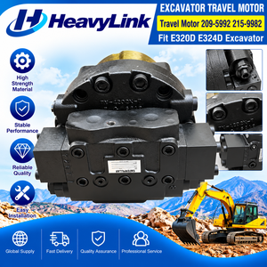 Motor de Traslación Hidráulico para Excavadora 209-5992 215-9982, Conjunto de Motor de Traslación Compatible con Excavadoras E320D E324D - Product Image 4