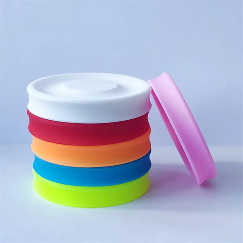 Mini Pocket Size Siliconen Rubber Flying Disc Siliconen Zachte Vliegende Frisbeed Disc Voor Boomerang Outdoor Sport