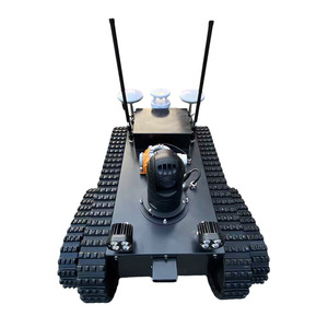 Robot industriel sur chenilles en métal, télécommandé par Wi-Fi, pour les opérations de recherche et de sauvetage - Product Image 4