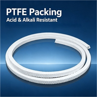 HS8631 Packing PTFE Murni Tahan Korosi untuk Pompa, Katup, Pengaduk, Layanan Kecepatan Rendah Tekanan Rendah