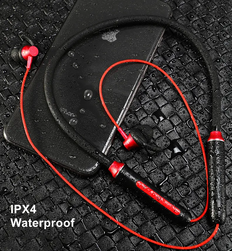 Best 2022 Wireless Ear phone Fast Dispatch Nacken bügel Kopfhörer Neue lange Arbeitszeit Wasserdichte Sport Kopfhörer Micro Usb Rohs