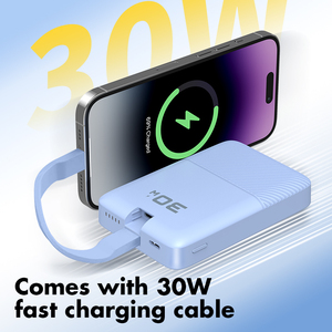 พาวเวอร์แบงค์แม่เหล็ก 30W 10000mAh, ชาร์จไร้สาย 15W พร้อมระบบชาร์จเร็ว PD - Product Image 1