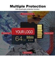Carte mémoire Micro Flash de haute qualité en gros 128 Go C10 U3 2 Go 4 Go 16 Go 8 Go TF SD Mini carte de stockage 64 Go