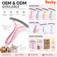 Brosse anti-poils personnalisée pour animaux de compagnie, double face, outil de nettoyage des peluches, nettoyeur de pulls, mini grattoir à tissu