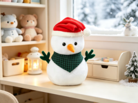 Boneka Salju Kustom Duolami, Mainan Boneka Lembut Bergaya Festif, Ukuran 11-30cm, Bordir untuk Hadiah Liburan Natal