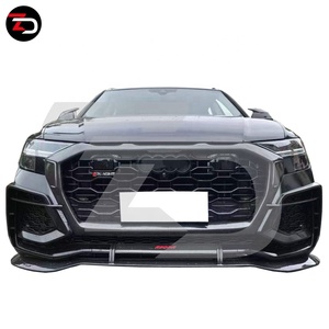 Vente chaude AB T Style Kit de carrosserie en carbone lèvre avant lèvre de pare-chocs arrière becquet de toit pare-chocs avant Canard pour <span class=keywords><strong>Audi</strong></span> RSQ8 2019 à <span class=keywords><strong>2024</strong></span> - Product Image 2