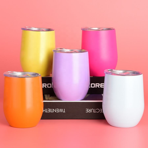 Nhà Máy Trực Tiếp Chất Lượng Cao 12Oz 350Ml Thép Không Gỉ Tumbler Nắp Giá Tốt Nhất Cổ Điển Cà Phê Mini Hot Bán Số Lượng Lớn Skinny Cốc - Product Image 6