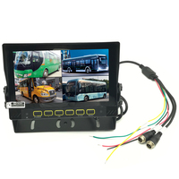 Moniteur étanche AHD 7 pouces Aviation Male DC Trigger Connecter l'écran de l'appareil photo MDVR du véhicule