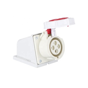 ZNG-1143 IP67 Wall Mount 380V công nghiệp ổ cắm 4 pin <span class=keywords><strong>16A</strong></span> không thấm nước bề mặt công nghiệp gắn kết ổ cắm - Product Image 2