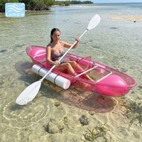 Color Crystal Kayak Transparen Seat Side Float Bag with Complete Set for Resort OEM ODM Logo From China Lumark UV Resistant